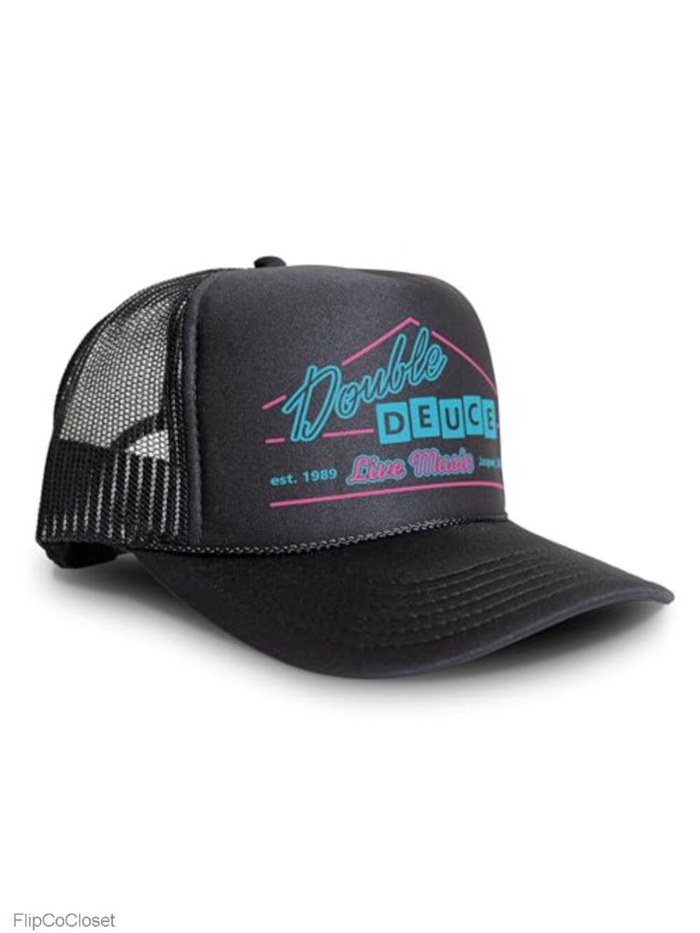 Retro 80s Road House Double Deuce Snapback Trucker Hat